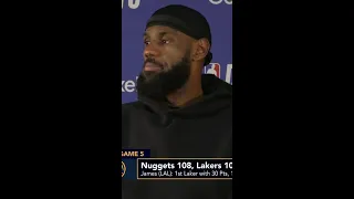LeBron on his Lakers future: 'I'm not going to answer that' #shorts