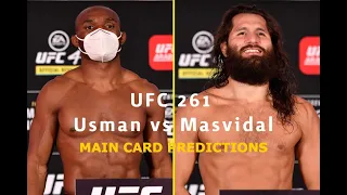 UFC 261 Main Card Predictions & Breakdown | Usman vs Masvidal 2