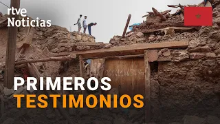 TERREMOTO MARRUECOS: El TESTIMONIO de los ESPAÑOLES en MARRUECOS sobre el SEÍSMO | RTVE Noticias