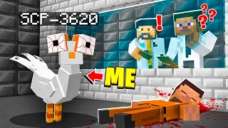 I Became SCP-3620 "The Chicken" in MINECRAFT! - Minecraft Trolling Video