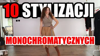 ❗10 stylizacji MONOCHROMATYCZNYCH na jesień ❗[ jak stylizować brąz, beż]