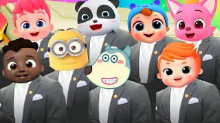 Coffin Dance Song Megamix Astronomia (Cover) | Wolfoo, Babybus, Little Angel, Bebefinn, Pinkfong