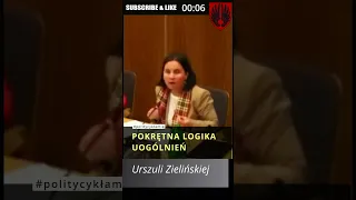 pokrętna logika uogólnień Urszuli Zielińskiej