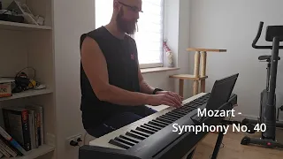 Mozart - Symphony no 40 - piano beginner x Roland FP30