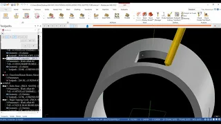 MASTERCAM 3D CHAMFER WITH ROTARY