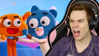 Watching THE AMAZING WORLD OF GUMBALL & Don't Hug Me I'm Scared CROSSOVER Episode is a w i l d time