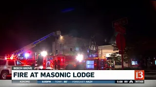 Beech Grove Masonic Lodge Fire