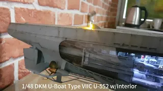 1/48 DKM U-Boat Type VIIC U-552 w/Interior