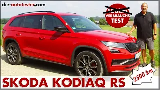 Skoda Kodiaq RS 176 kW (240 PS) - 25 x 100 km Verbrauch Test Probefahrt Preis Deutsch