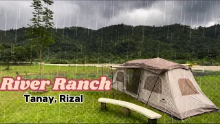 Heavy Rain Camping | RIVER RANCH | Tanay Rizal | NatureHike | Campsite