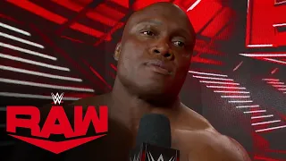 Bobby Lashley challenges Omos to arm wrestling clash: Raw, April 18, 2022