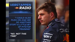 Max Verstappen Team Radio To Box For Fastest Lap | 2023 Belgian Grand Prix