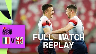 GB survive crucial quarter-final | France v Great Britain | Singapore HSBC SVNS | Full Match Replay