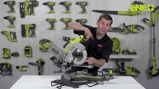 18V ONE+™ Cordless 216mm Compound Sliding Mitre Saw [R18MS216]