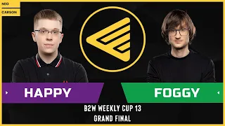 WC3 - B2W Weekly Cup #13 - Grand Final: [UD] Happy vs. Foggy [NE]