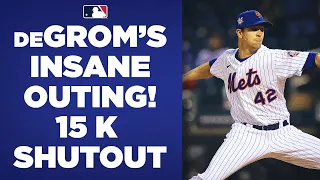 Jacob deGrom does it on the mound AND at the plate! (15 K shutout with 2 hits!)