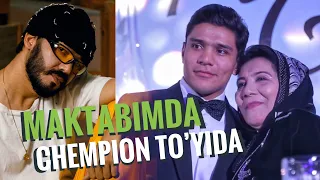 Murodjon Ahmadaliyev to’yida MAKTABIMDA qo’shig’iga Chempionlar bn rosa o’ynadimi🥵(Xamdam Sobirov)