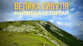 ВЕЛИКА СИВУЛЯ. НАЙВИЩА ІЗ ҐОРҐАН. Карпати.