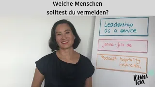 Welche Menschen solltest du vermeiden?