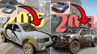 Evolution of Dirty Car || Extreme Car Driving Simulator || Then vs Now