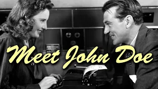 Meet John Doe - Full Movie | Gary Cooper, Barbara Stanwyck, Edward Arnold, Walter Brennan