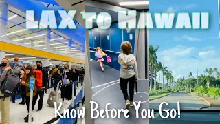 Travel Day to HAWAII from LAX *There is a lot of know before you go! 🌺✈️🌺