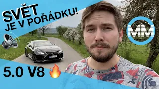 TEST - Lexus RC F Track Edition 5.0 V8 (341 kW) - KDYŽ JE SVĚT V POŘÁDKU! - CZ/SK