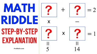 MATH PUZZLE: Can You Solve the Riddle by filling in the Box? | Quick & Easy step-by-step Explanation