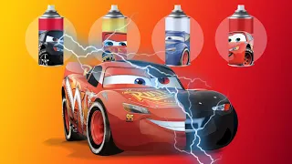 CORRECTLY GUESS THE COLOR OFF THE CARS DARK DEVIL, DRAGON ( MEGAMIX) -LIGHTNING MCQUEEN ⚡⚡