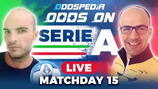 Odds On: Serie A - Matchday 15 - Free Football Betting Tips, Picks & Predictions