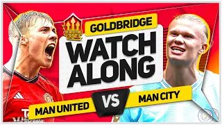 MANCHESTER UNITED vs MAN CITY | LIVE with Mark GOLDBRIDGE!