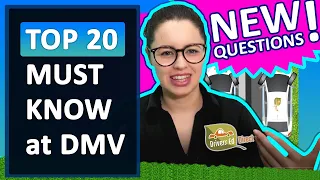 New DMV Questions️‍ 🔥 Top 20 Must Memorize Questions 🔥 Drivers License Knowledge Test 🔥 DMV Permit