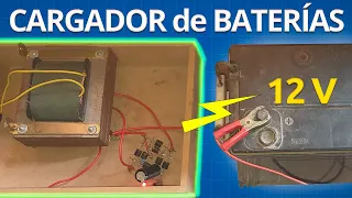 Cómo hacer un CARGADOR de BATERÍAS 12V (Casero)💡