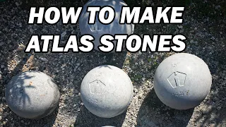 DIY Atlas Stones - BEST way to make them? - DIY gym - Fit at home