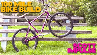 100 Mile Bike Build - Scott Impulse Retro MTB Touring Build Ride London 2023