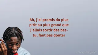 Tiakola coucher de soleil (paroles)(bad23ben13)