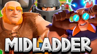 DESTROYING OVERLEVELED NOOBS ON MIDLADDER 😱 - Clash Royale