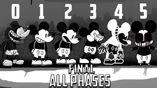 Mickey Mouse NEW ALL PHASES (0-5  PHASES) The Final Friday Night Funkin'