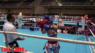 2017 WAKO Budapest   K1 52kg  Chochlikova SVK vs Djedidi FRA