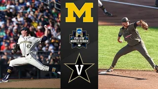 Michigan vs #2 Vanderbilt 2019 CWS Final Game 1 | College Baseball Highlights