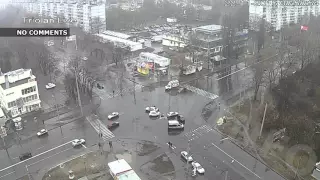 ДТП на перекрестке ул. Гвардейцев-Широнинцев - ул. Блюхера (22-11-2015)