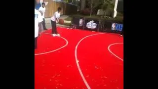 Almost Making The Shot A FOOT Back From NBA 3 Point Line!