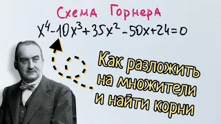 Как решать уравнения по схеме Горнера