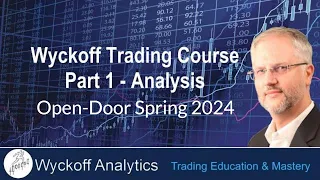 Wyckoff Trading Course Part 1 Spring 2024 Session #1 - 01.08.2024