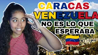 CARACAS NO ES LO QUE ESPERABA 🇻🇪 Cubana reacciona a Venezuela #reaccion #venezuela