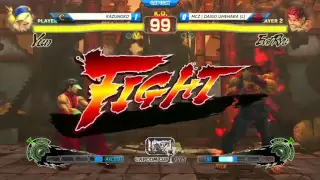 USFIV - Kazunoko [Yun] x Daigo Umehara [Evil Ryu] - Grand Finals - Capcom Cup 2015