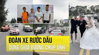 Tạm giữ xe Maybach không biển số vụ đoàn xe rước dâu dừng giữa đường chụp ảnh