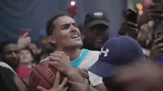 Trae Young Hits Game Winner Ove A Trashtalker Defender!