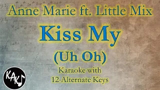 Kiss My ( Uh Oh ) Karaoke - Anne Marie ft. Little Mix Instrumental Lower Higher Male Original Key