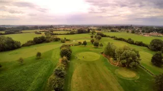 Whitley Golf Club Near Melksham.  Aerial Promo Video in 4k Resolution